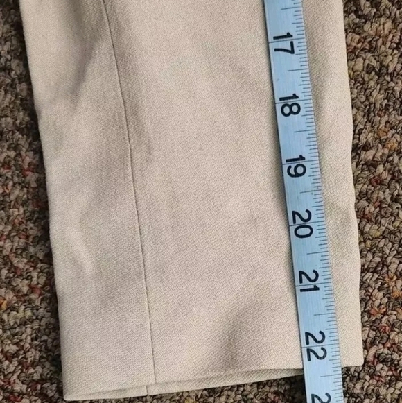 Emporio Armani Women's Size Small Beige Tan Cream Designer Jacket B29#8 - Picture 5 of 8